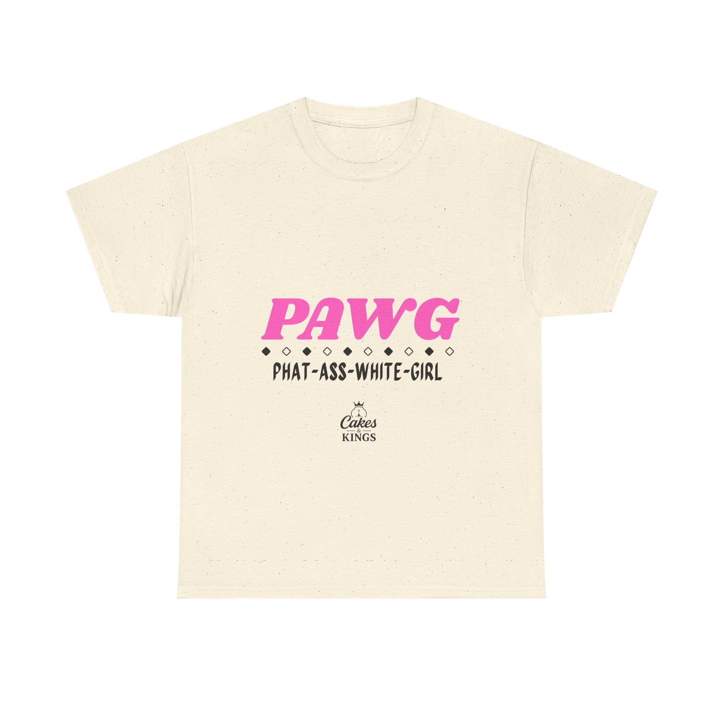 PAWG - Phat Ass White Gril, Unisex Graphic Tee: Fun & Playful PUAG Shirt for Casual Wear, Gifts, Parties, Street Style, Everyday Outfit