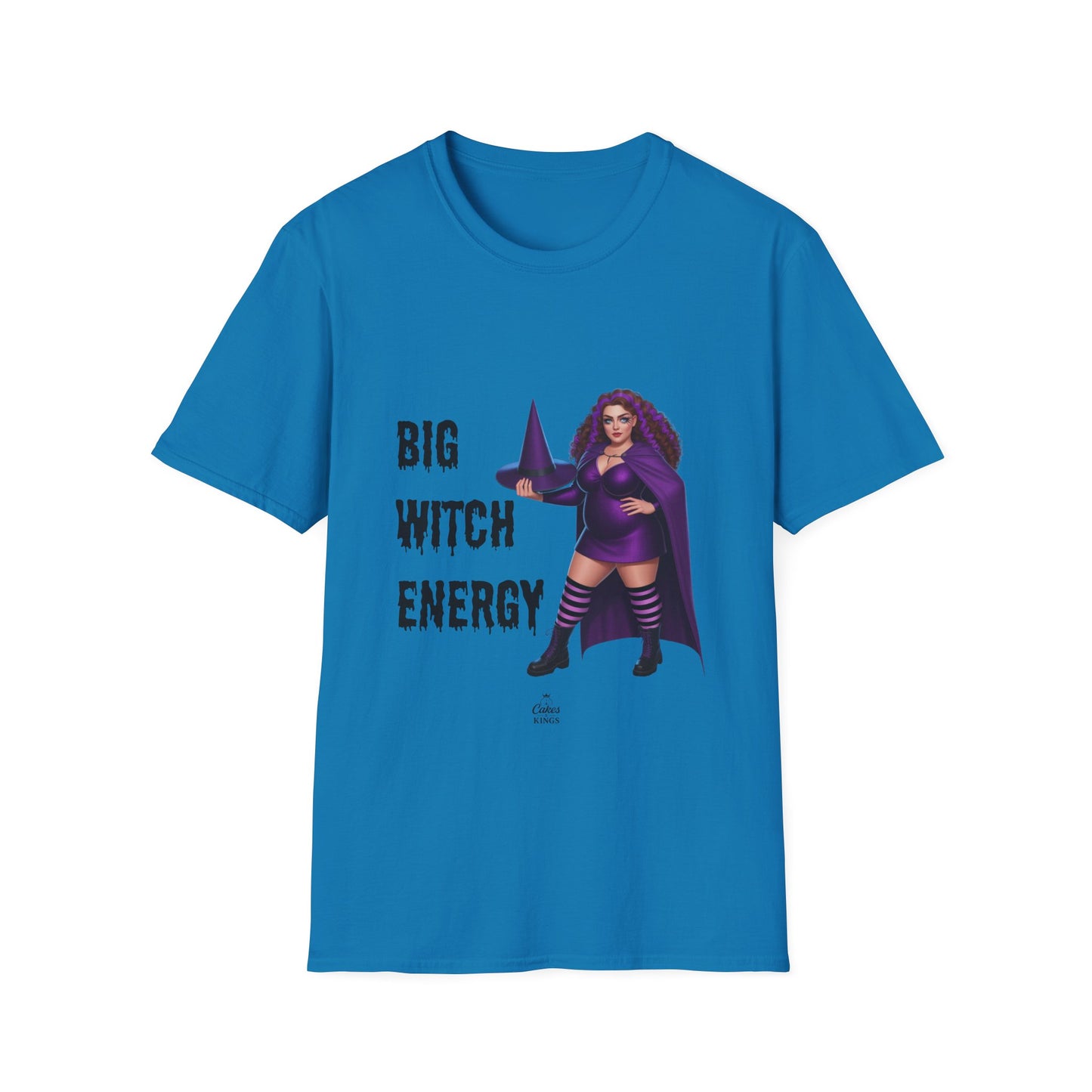Big Witch Energy Unisex Softstyle T-Shirt, Witchy Tee, Halloween Shirt, Gift for Witches, Cozy Graphic Tee, Empowering Casual Wear