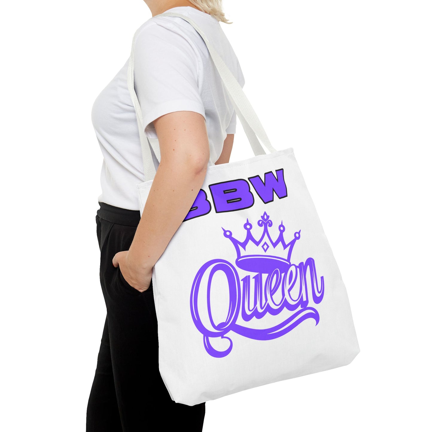 BBW Queen Tote Bag - Stylish Carryall for BBW Lovers, Birthday Gifts,  Trendy Tote, Queen Accessories, Funny Bags