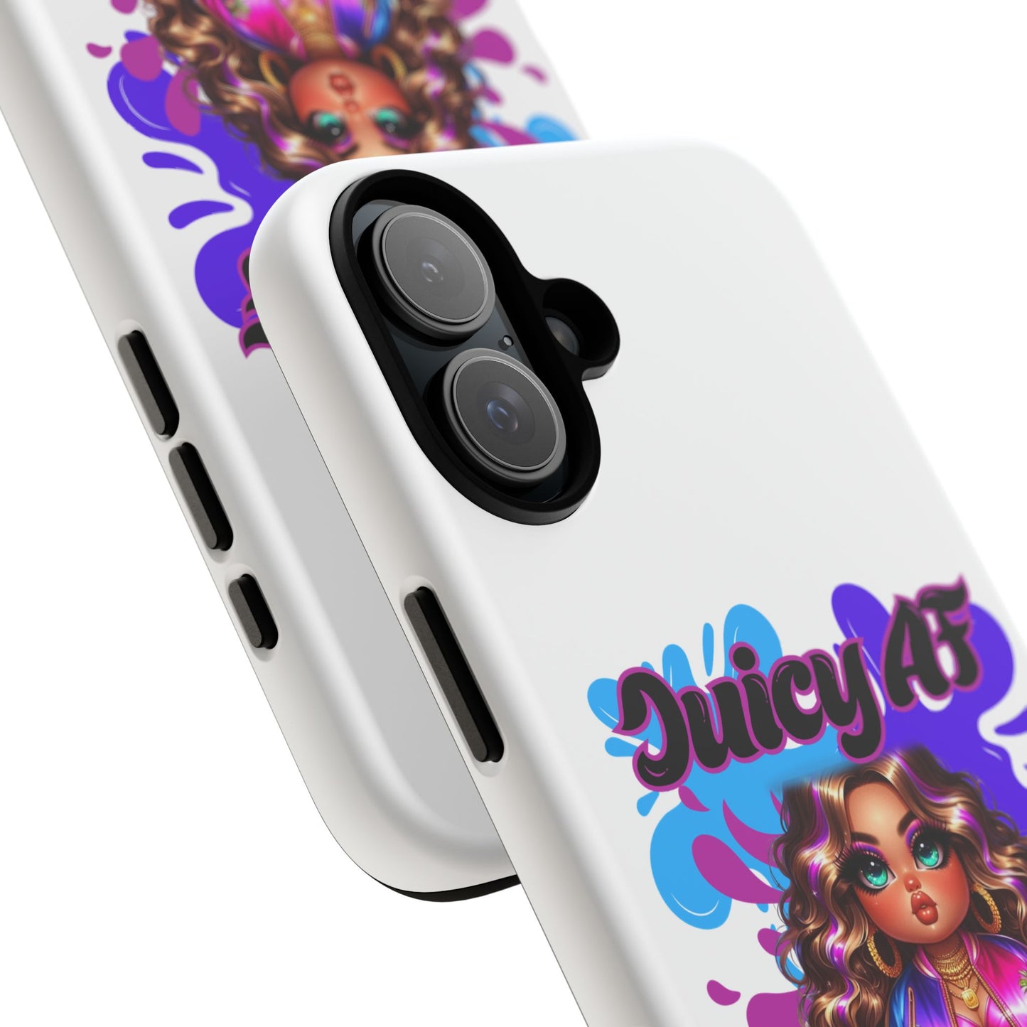 Juicy AF Phone Case, Trendy Phone Cover, Stylish Smartphone Accessory, Unique Gift for Her, Fun Pop Art Case
