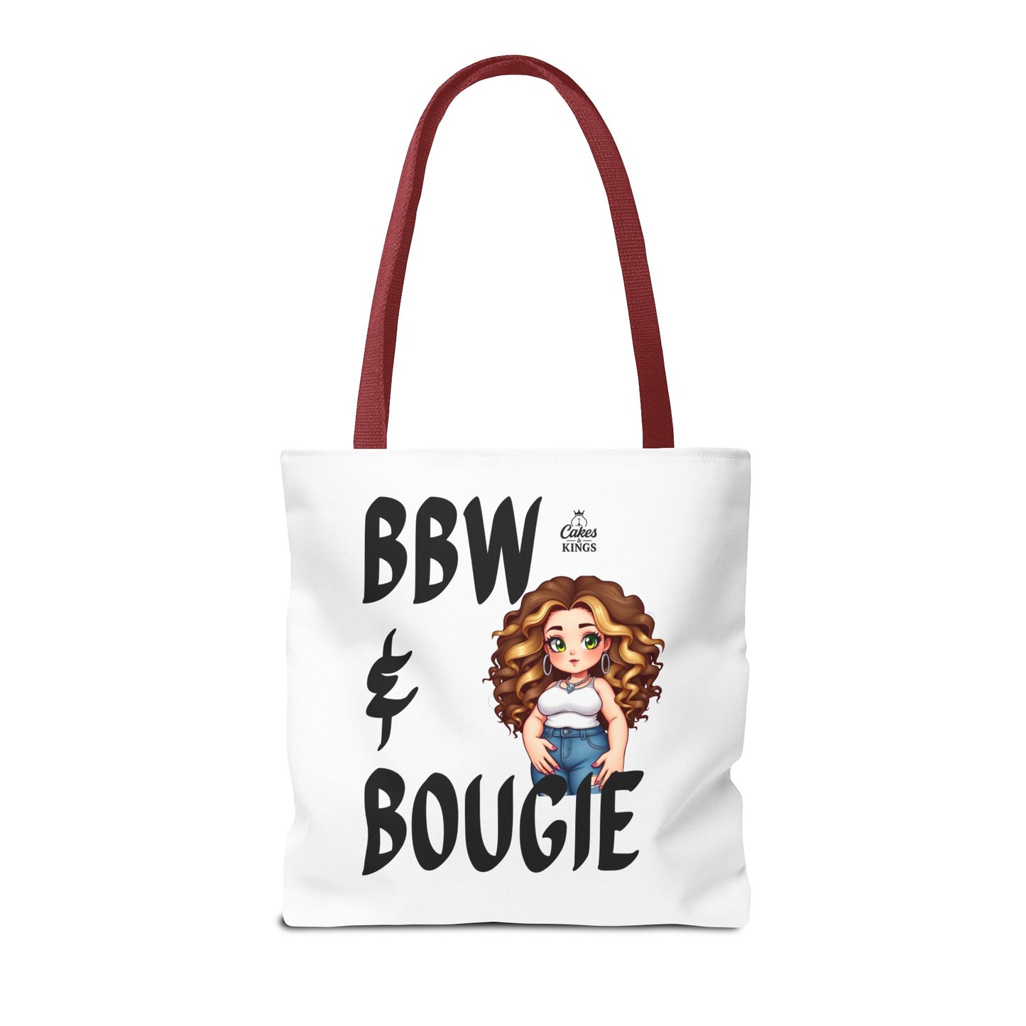 Chic BBW & Bougie Tote Bag for Everyday Use, Stylish Shopping, Gift for Her, Fashion Accessory, Cute Graphic Bag
